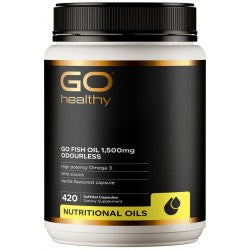 無臭フィッシュオイル 1,500mg - 日々の健康サポート