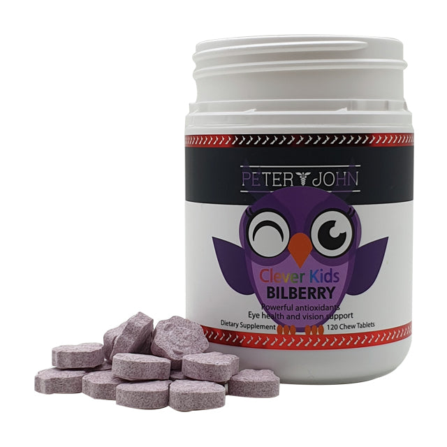 Clever Kids Bilberry Chewables (120 Tablets)