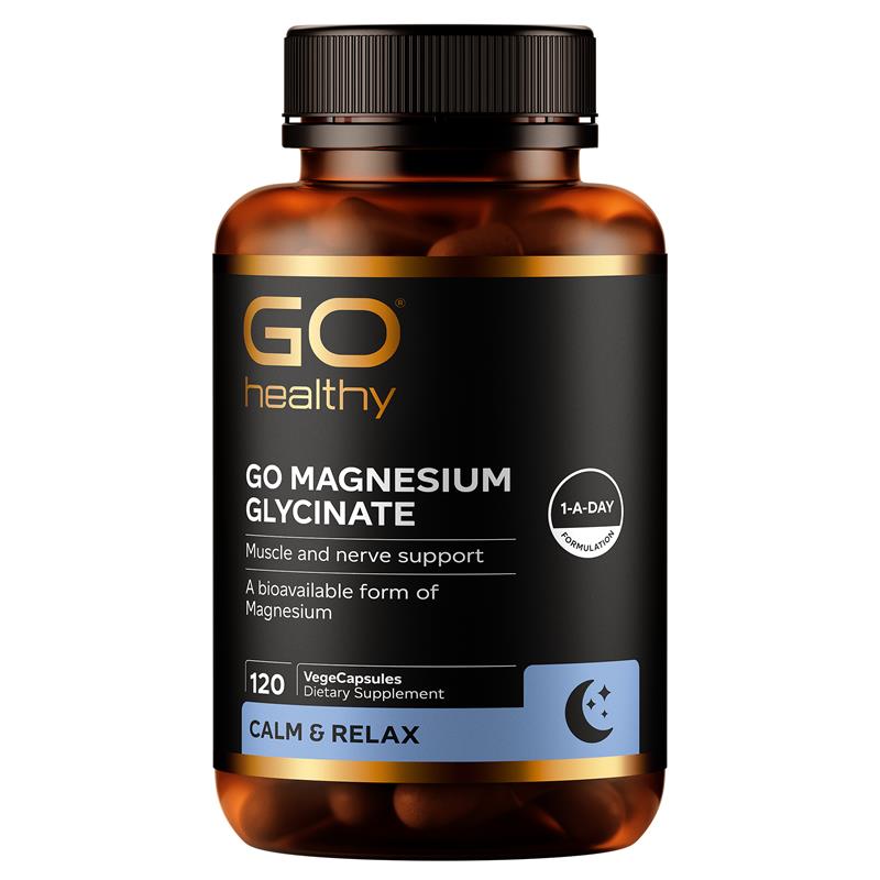 GO Healthy Magnesium Glycinate 120 VegeCapsule