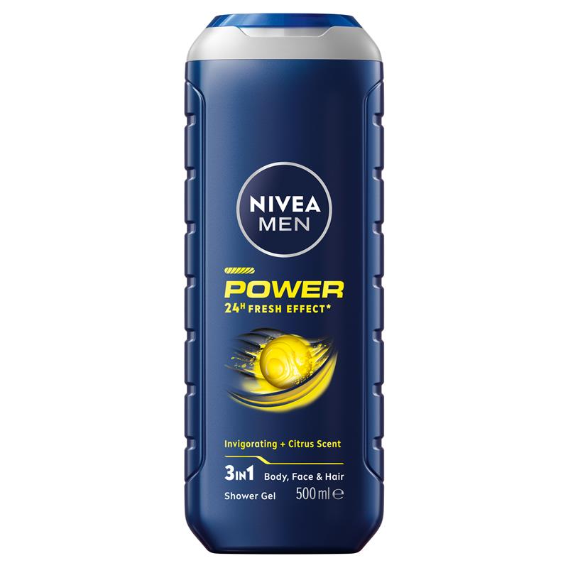 Nivea Men Power Refresh Shower Gel 500ml