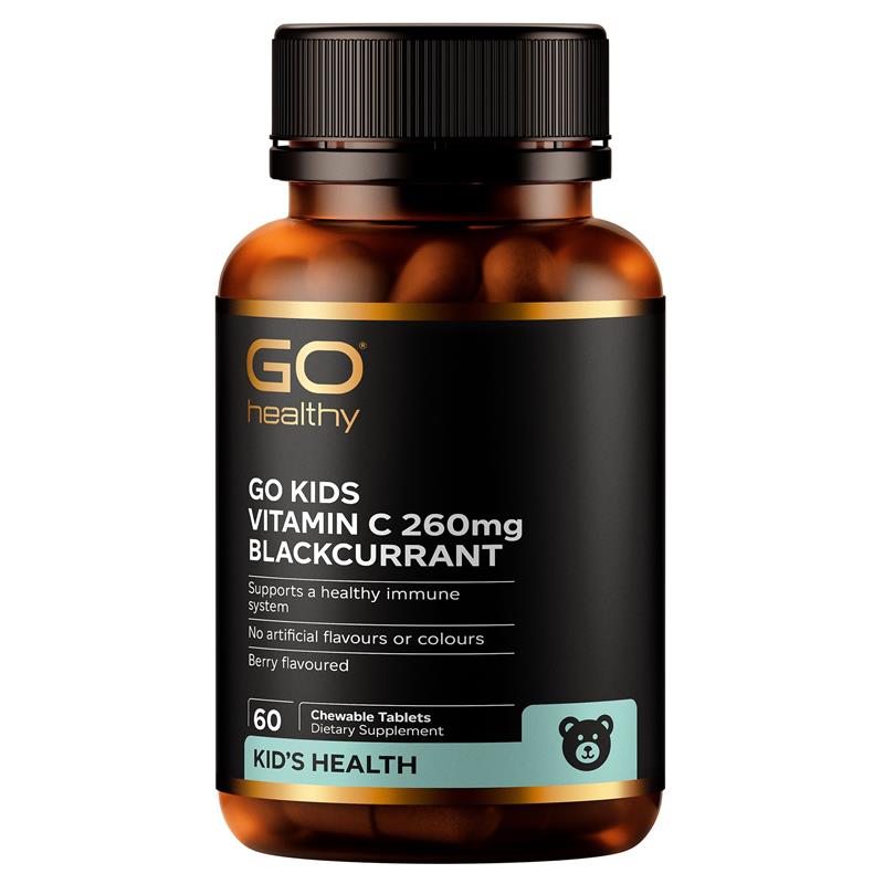Kids Vitamin C 260mg Blackcurrant 60 Tablets