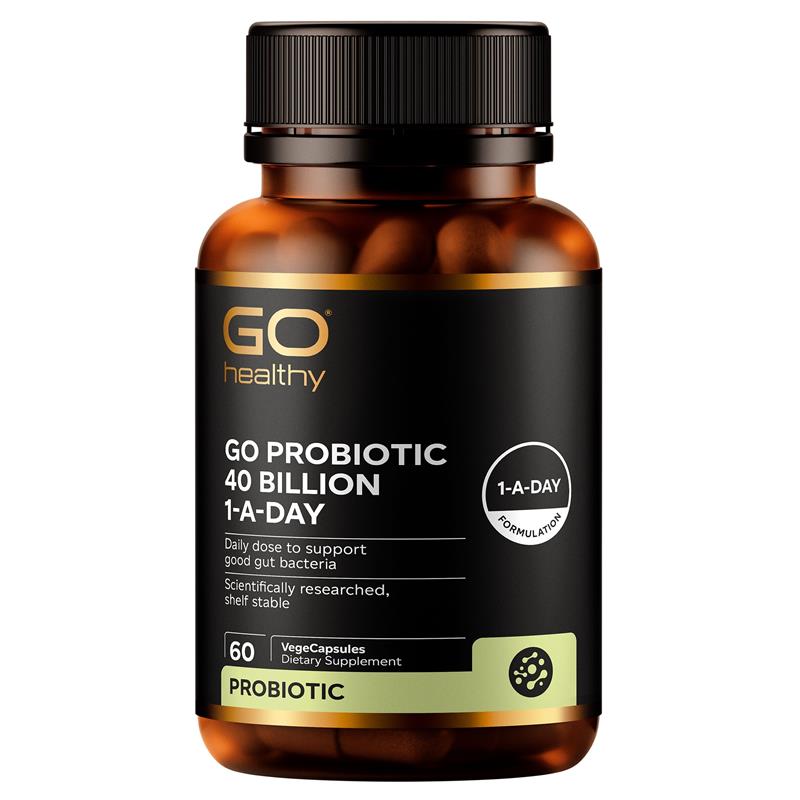 Probiotic 40 Billion 1-A-Day 60 VegeCapsules