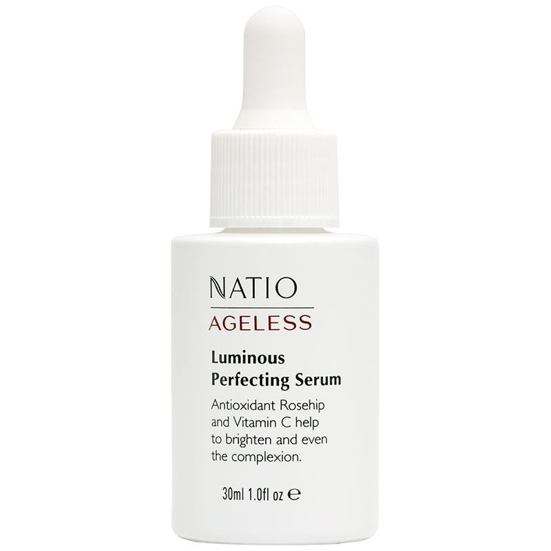 ナティオ NATIO ルミナス パーフェクティング セラム 30ml 美容液 ローズヒップオイル コールドプレス 保湿 乾燥肌 ツヤ肌 スキンケア