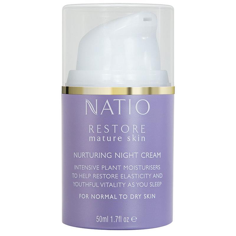 ナティオ リストア ナーチャリング ナイトクリーム 50ml 夜用 保湿 乾燥肌 潤い