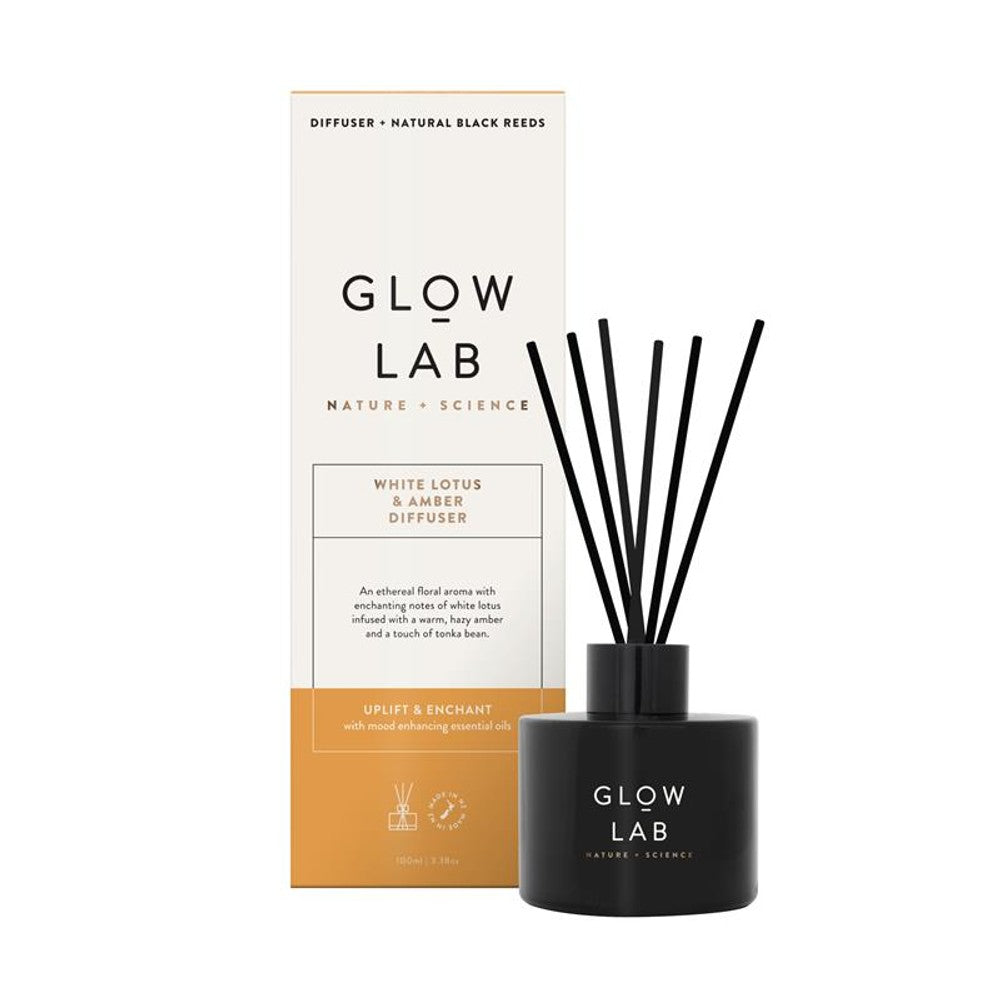 Glow Lab Diffuser White Lotus & Amber 100ml