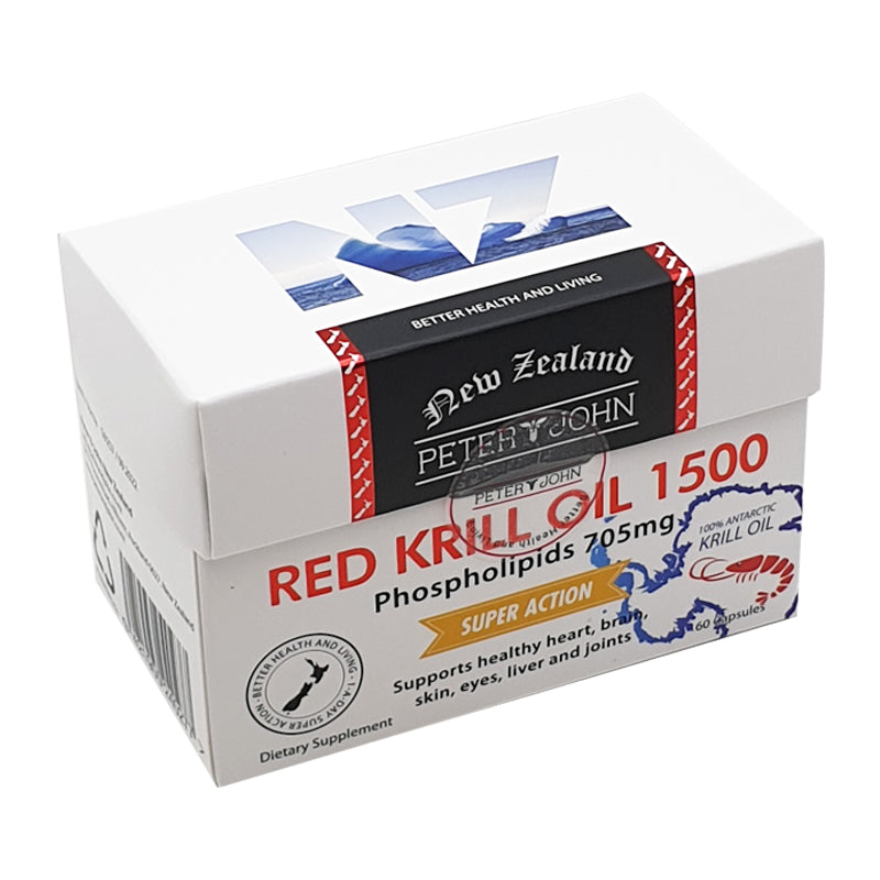 レッドクリルオイル 1500mg (60粒) - 日々の健康サポート