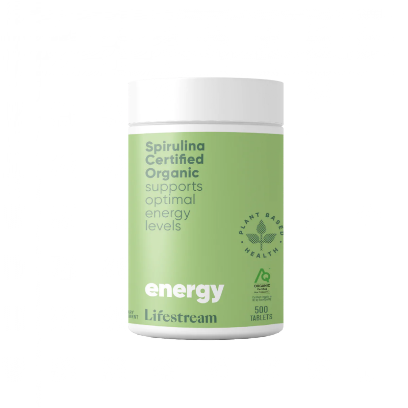 Certified Organic Spirulina Tablets (500 Count) - Daily Nutrient Powerhouse