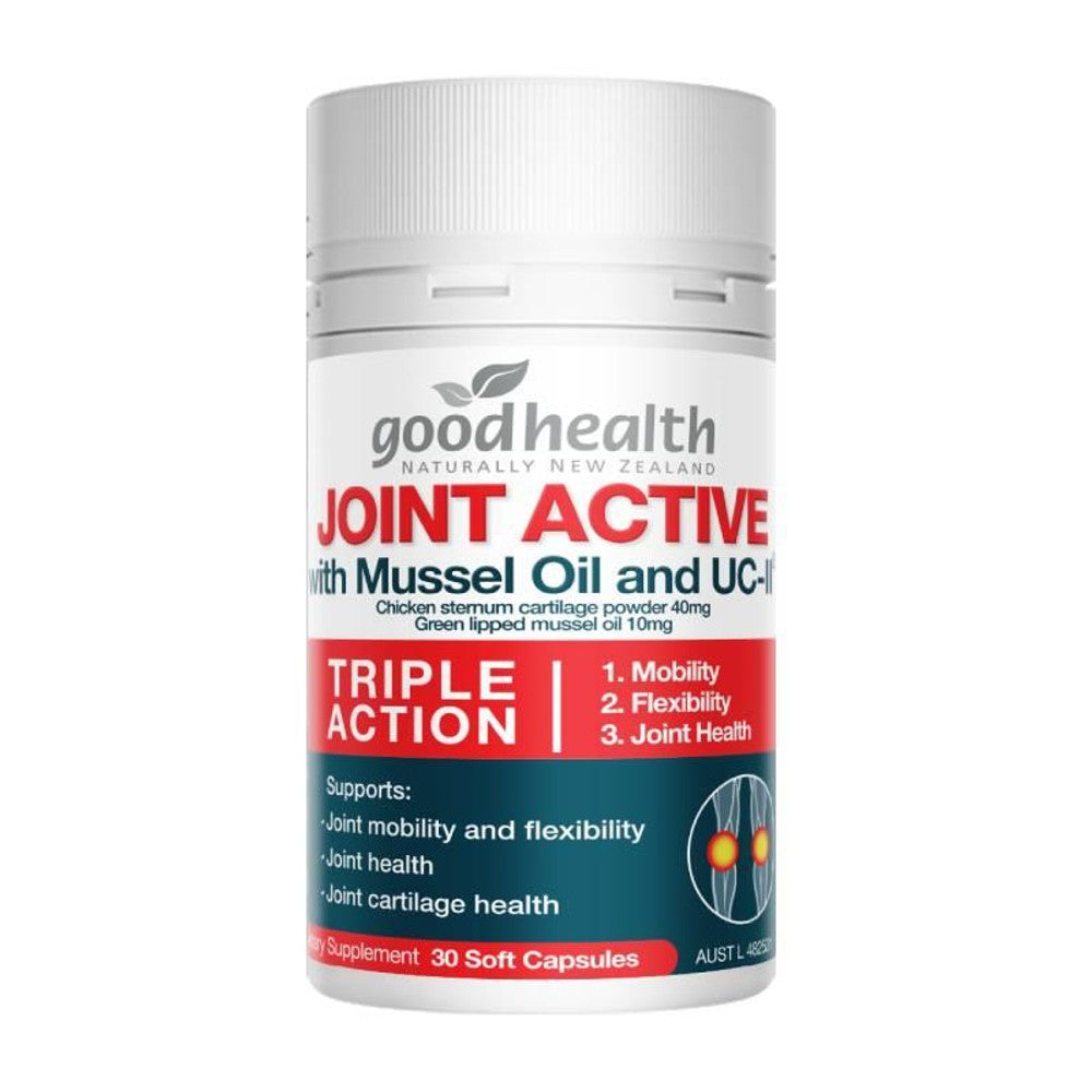 Joint Active with Mussel Oil & UC-II (30 Capsules)