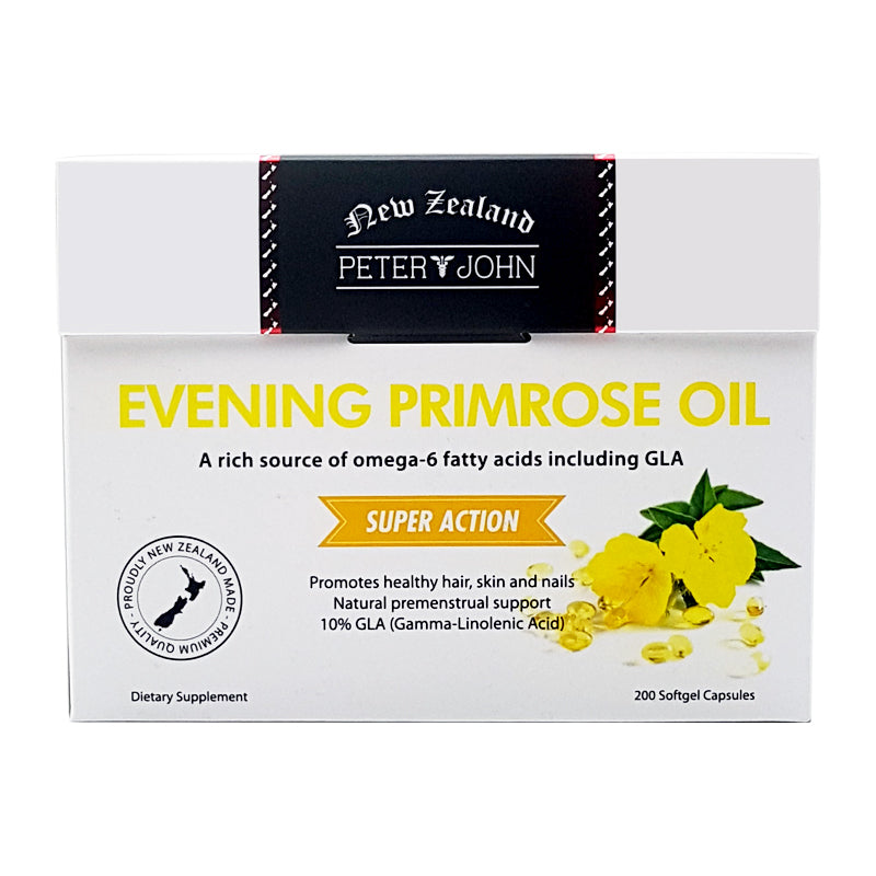 Evening Primrose Oil Softgels (200 Capsules) - Daily Wellness Support