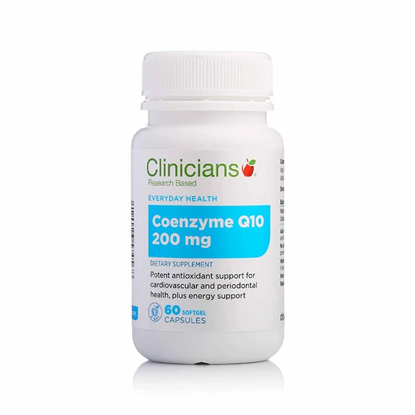 クリニシャンズ CoQ10 200mg (60カプセル) - 細胞エネルギーをサポート