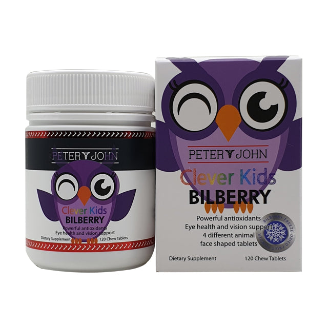 Clever Kids Bilberry Chewables (120 Tablets)