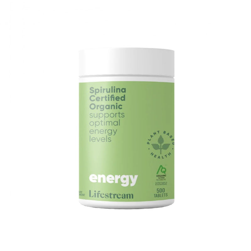 Certified Organic Spirulina Tablets (500 Count) - Daily Nutrient Powerhouse