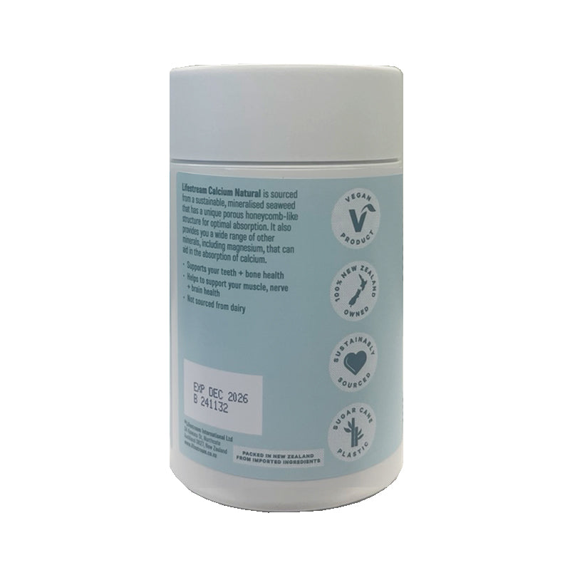 Organic Calcium 120 VegeCapsules