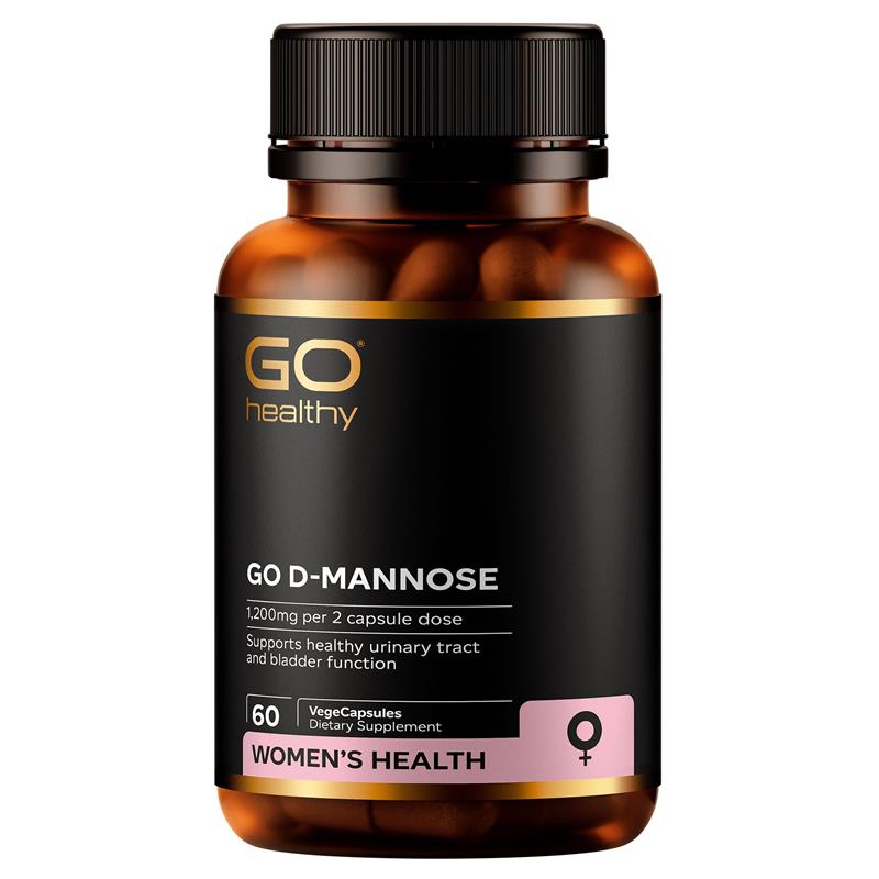GO Healthy D-Mannose 60 VegeCapsules