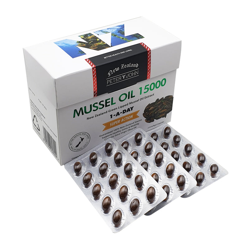 Mussel Oil 15000 - Daily Mobility Support (210 Capsules)