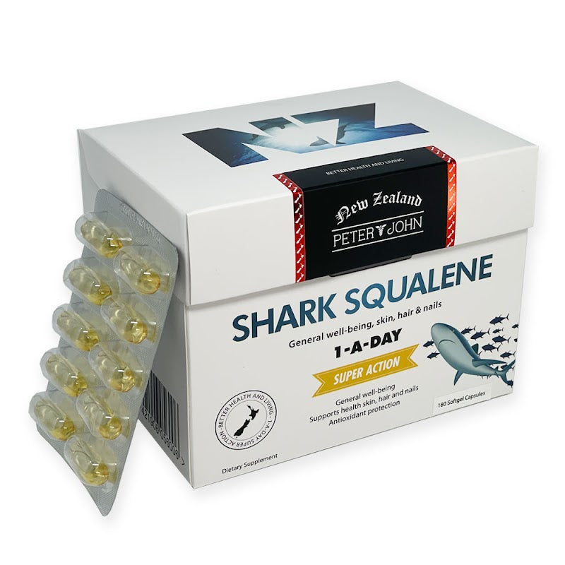 Shark Squalene Softgels (180 Capsules) - Daily Wellness Support