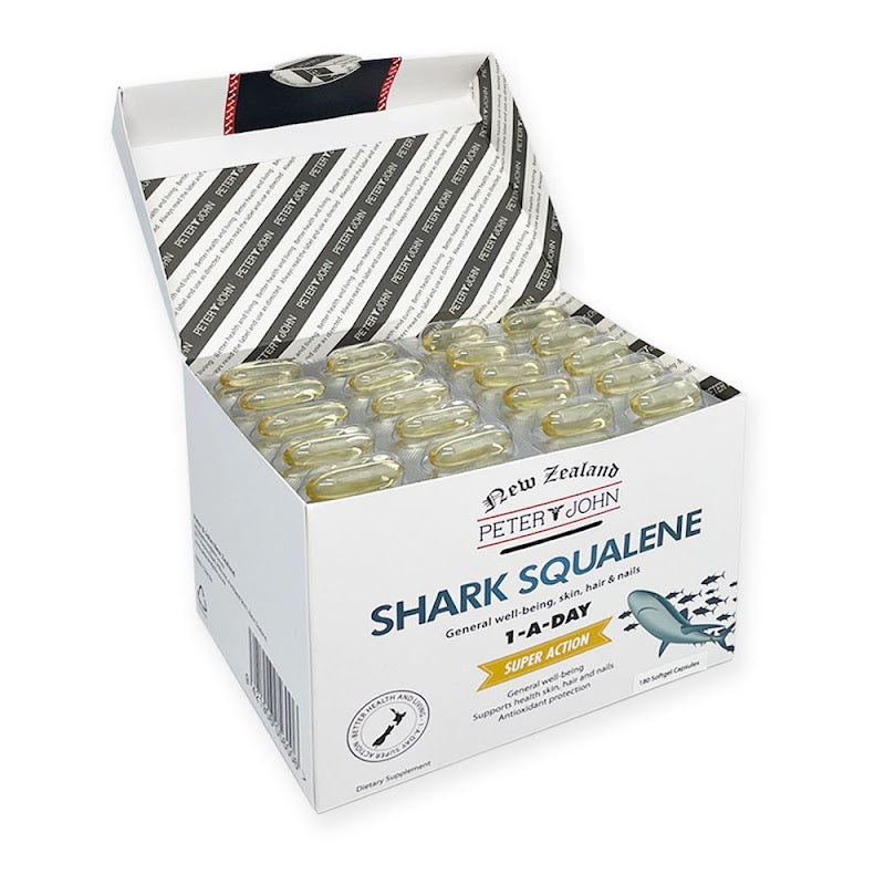 Shark Squalene Softgels (180 Capsules) - Daily Wellness Support