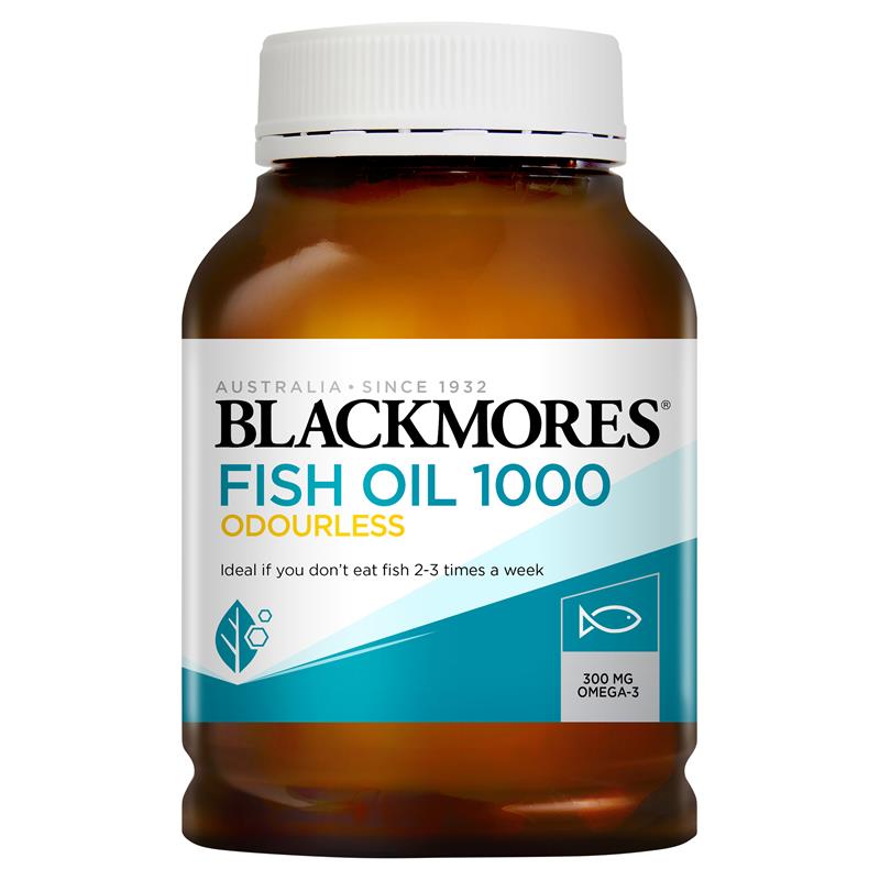 Blackmores Odourless Fish Oil 1,000mg 400 Capsules