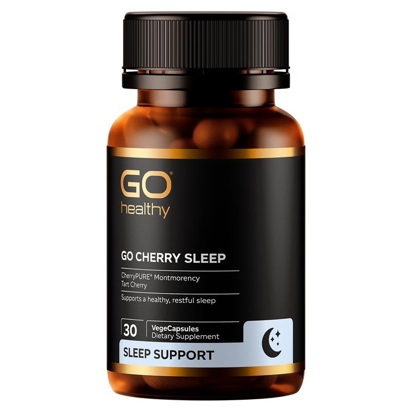 GO Healthy Cherry Sleep 30 VegeCapsules