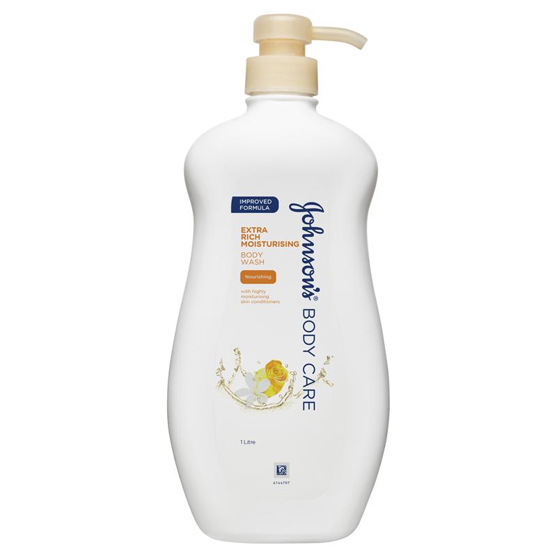 Johnson's Body Care Cream Wash Extra Rich 1 Litre