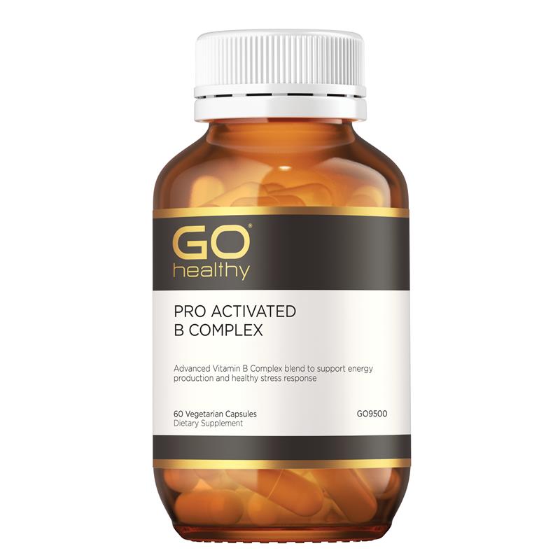 GO Healthy Pro Activated B Complex - 60 Vege Capsules