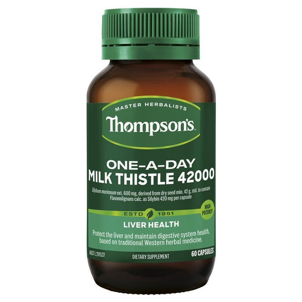 Milk Thistle 42000 60 Capsules - Daily Digestive Wellness