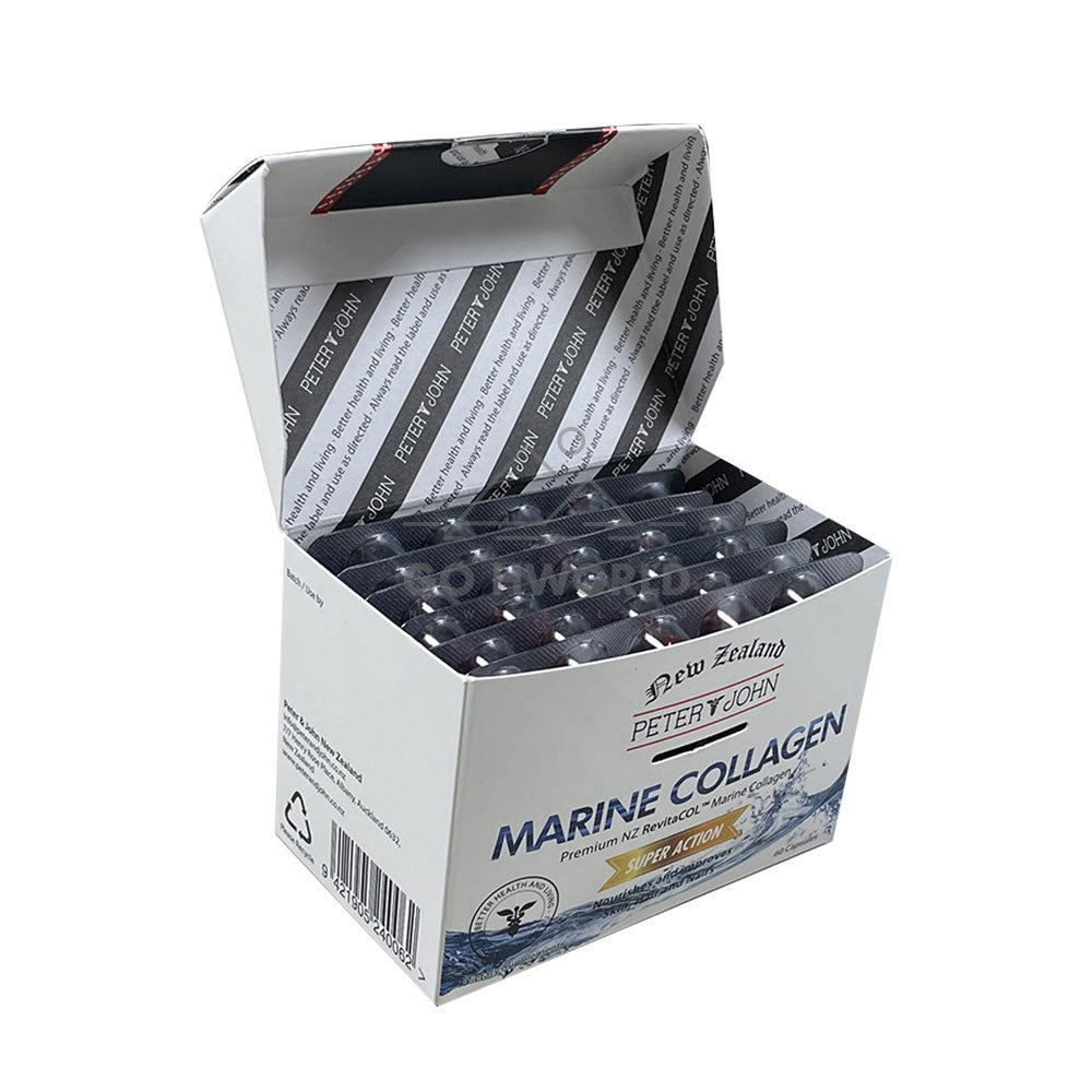 Marine Collagen Peptides (60 Capsules) - Daily Wellness Support