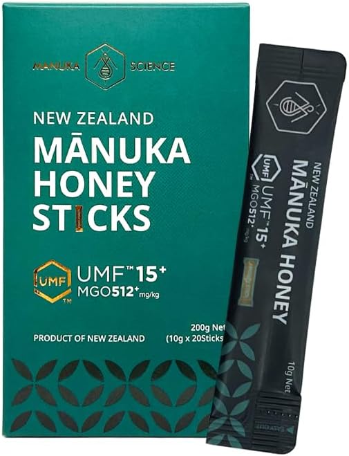 Manuka Science Manuka Honey Sticks UMF 15+ 20 Sticks