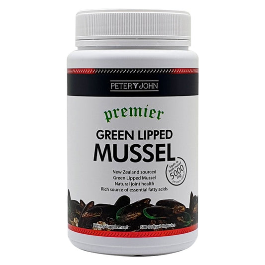 Green Lipped Mussel Extract 5000mg (500 Capsules) - Mobility Support