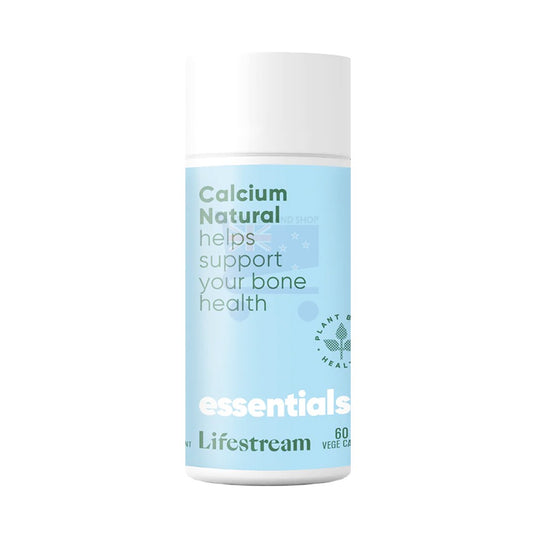 Natural Calcium Supplement with Vitamin D (60 Vege Caps)