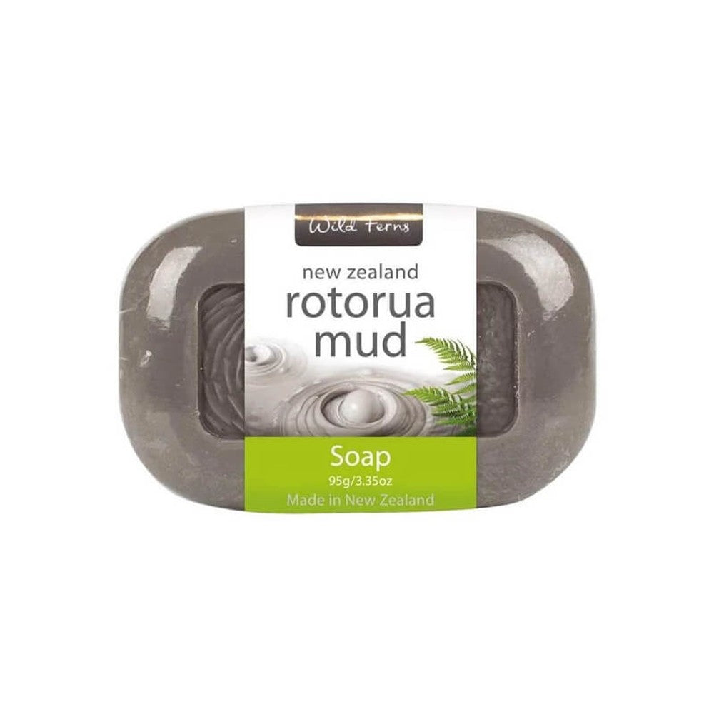 Wild Ferns Rotorua Mud & Manuka Honey Soap 95g