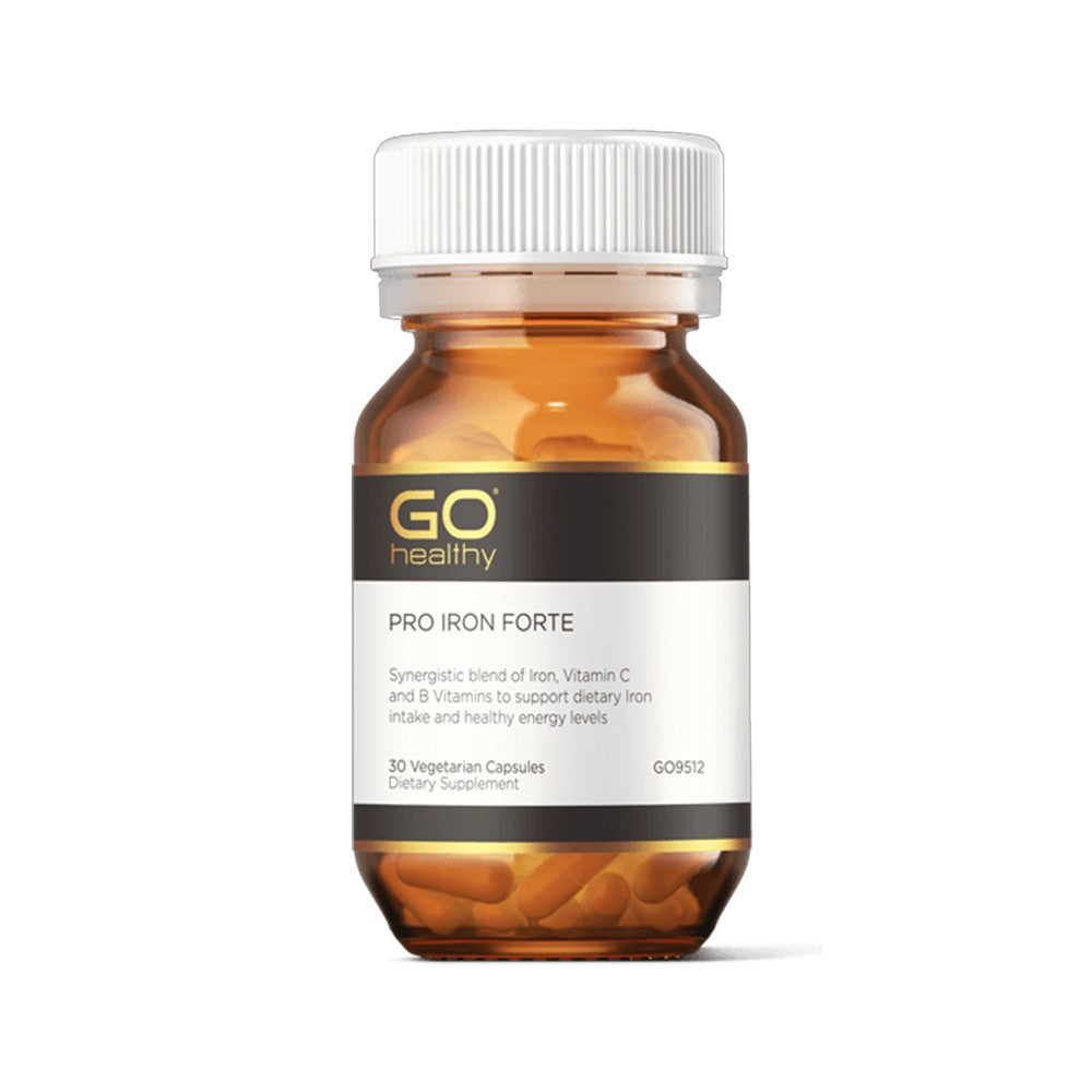 Pro Iron Forte 30 Vege Capsules - Daily Energy Support