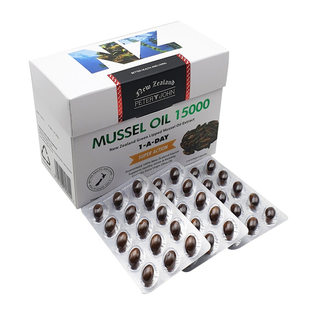 Mussel Oil 15000 - Daily Mobility Support (210 Capsules)