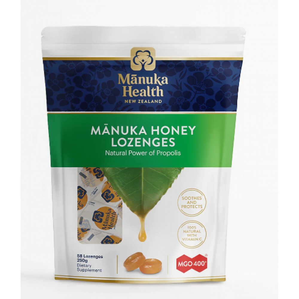 Manuka Honey Lozenge Drops Eucalyptus & Peppermint 15 Pack