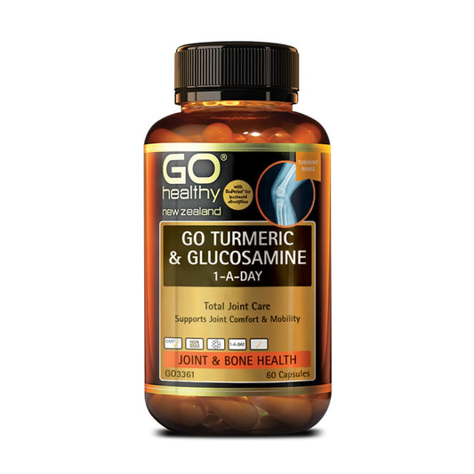 Turmeric + Glucosamine 1ADay (60 Capsules) - Daily Joint Mobility Support