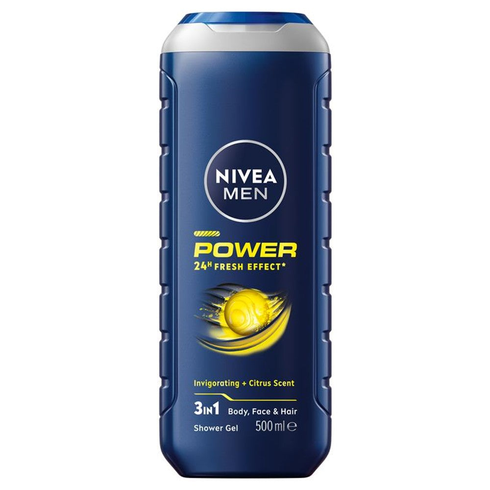 Nivea Men Power Refresh Shower Gel 500ml