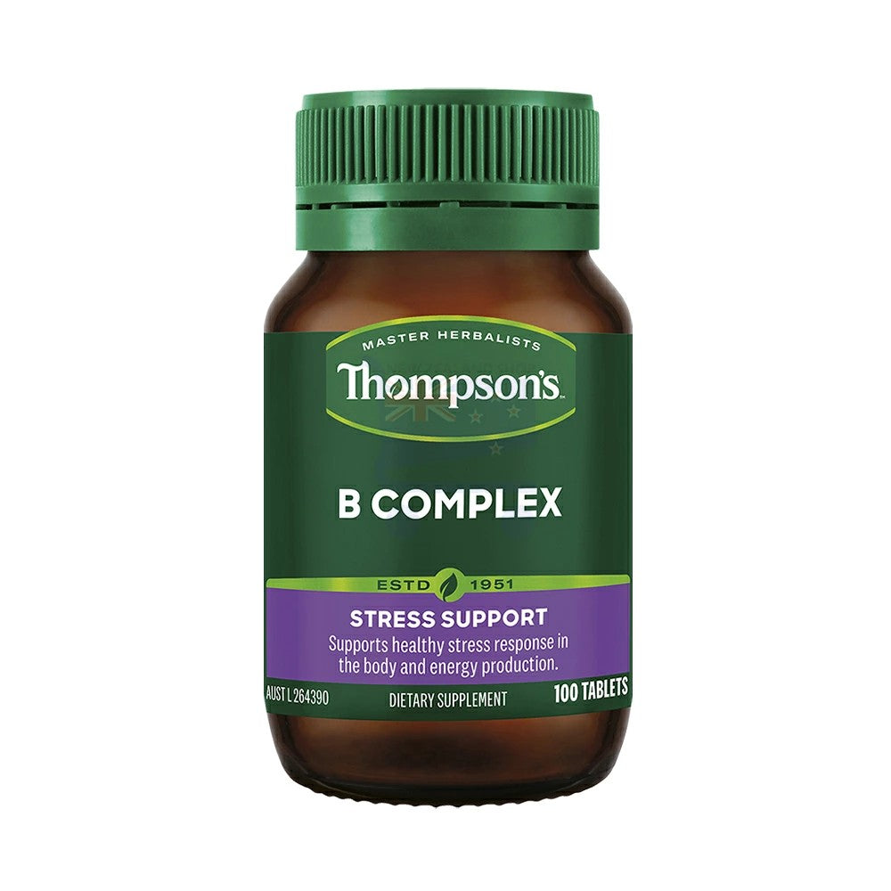 B Complex Vitamin Supplement (100 Tablets)