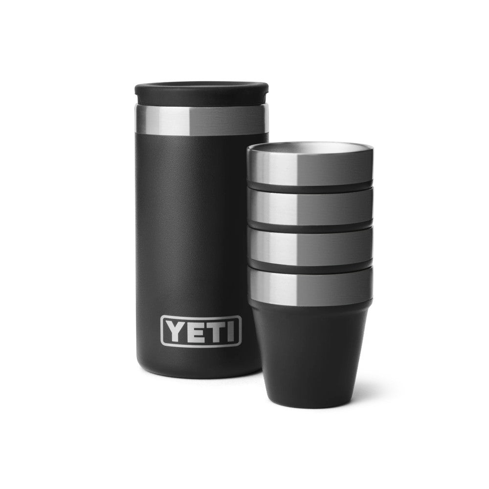 YETI Shot Glasses Set - Black (Set of 4)