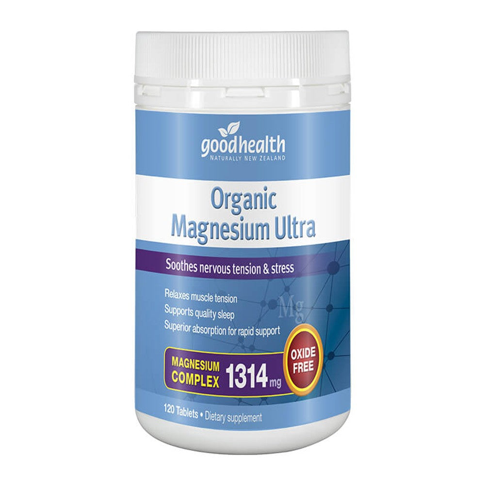 Organic Magnesium Ultra 120 Tablets