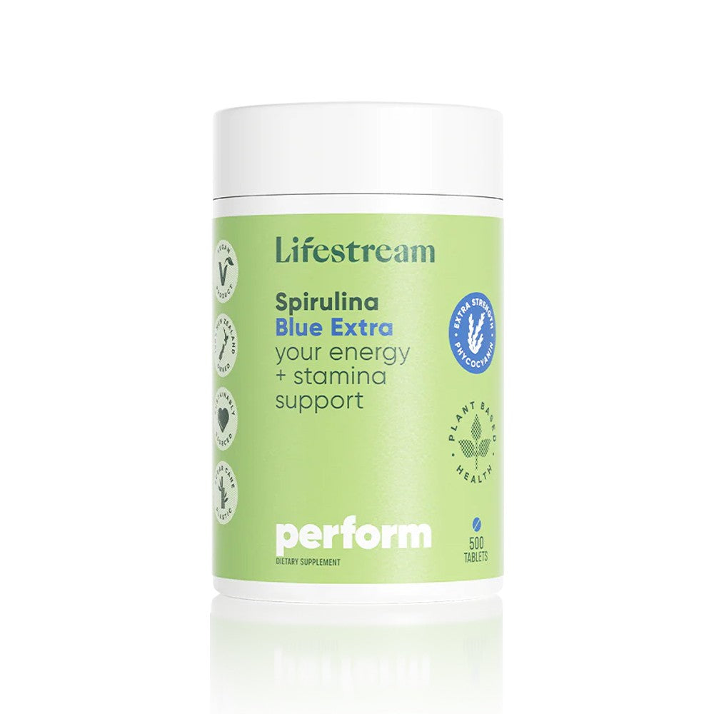 Lifestream Spirulina Blue Extra - Nutrient-Rich Superfood (500 Tablets)