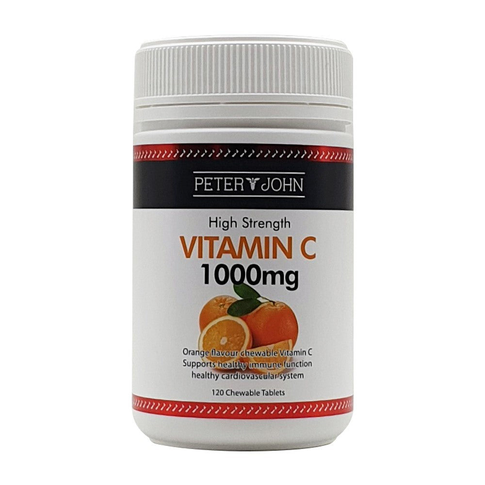 Vitamin C 1000mg Tablets (120 Count) - Daily Wellness Support
