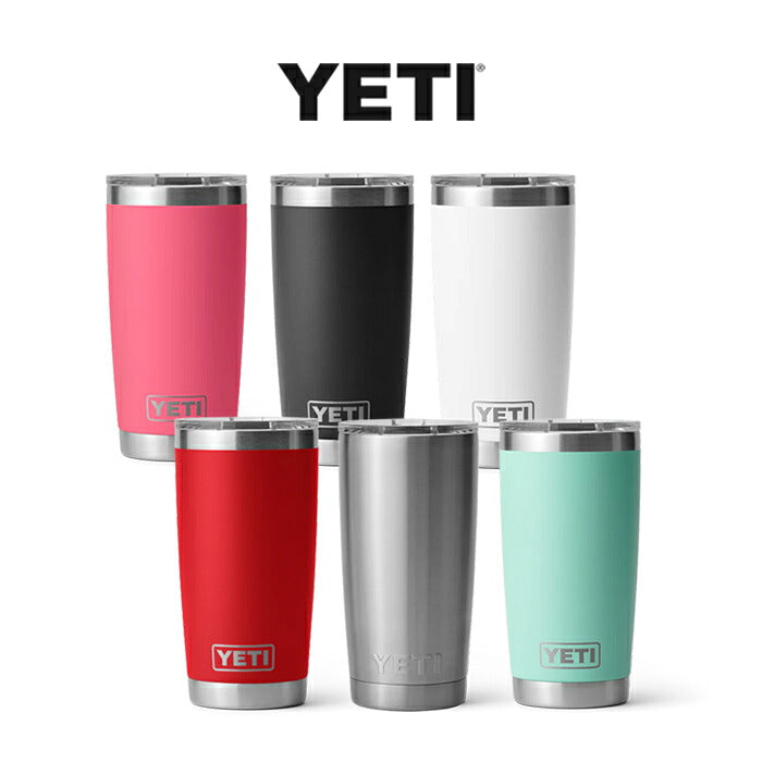 YETI ランブラー タンブラー 20o z 保冷 保温 水筒 591ml - TROPICAL PINK