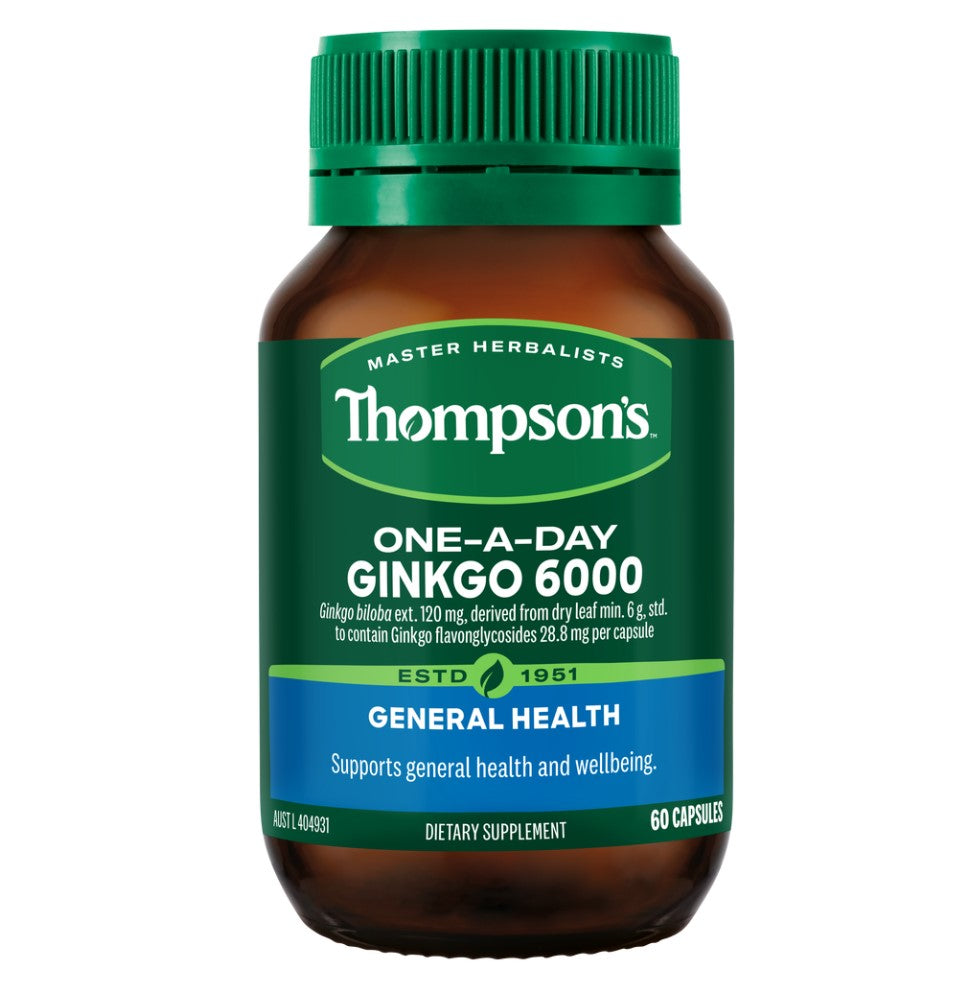 Ginkgo 6000 - Cognitive & Circulation Support