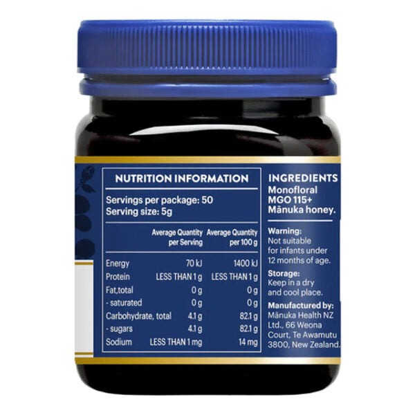 Manuka Health Manuka Honey MGO 115+ 250G